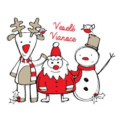 Detské tričko - Veselé Vianoce