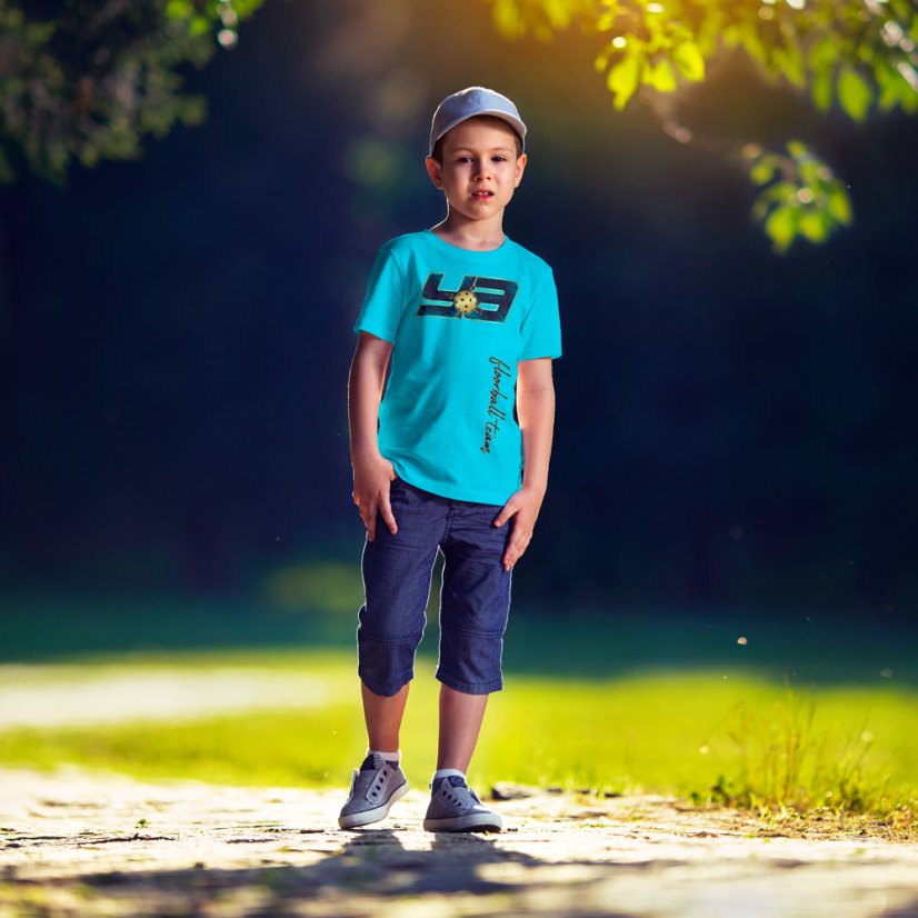 Tričko ,, Young Arrows ,, detské tyrkysové