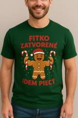 Pánske tričko „Fitko zatvorené – idem piecť“ Pánske tričko „Fitko zatvorené – idem piecť“