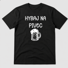 Pánske tričko HYBAJ NA PIVEC