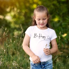 Detské tričko "BE HAPPY"
