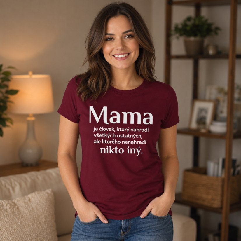 Dámske tričko Mama – Nenahraditeľná