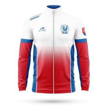 Tréningová bunda Karate Club IGLOW – predná strana s logom klubu