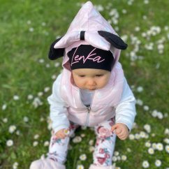 Detská šmolková čiapka s vlastným menom