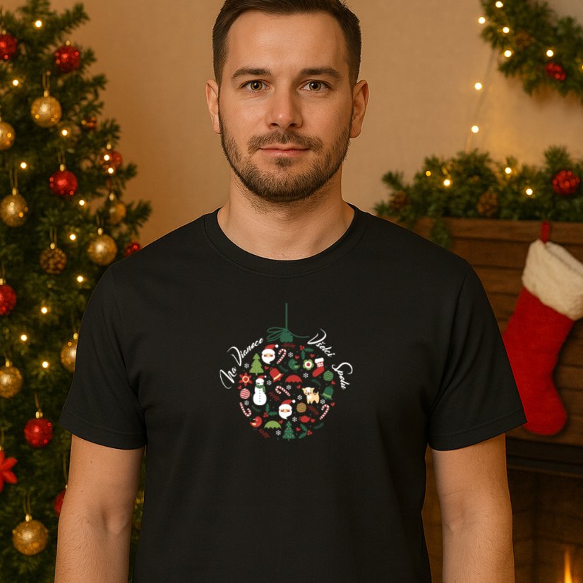 Pánske tričko "Vianočná Guľa Deluxe"