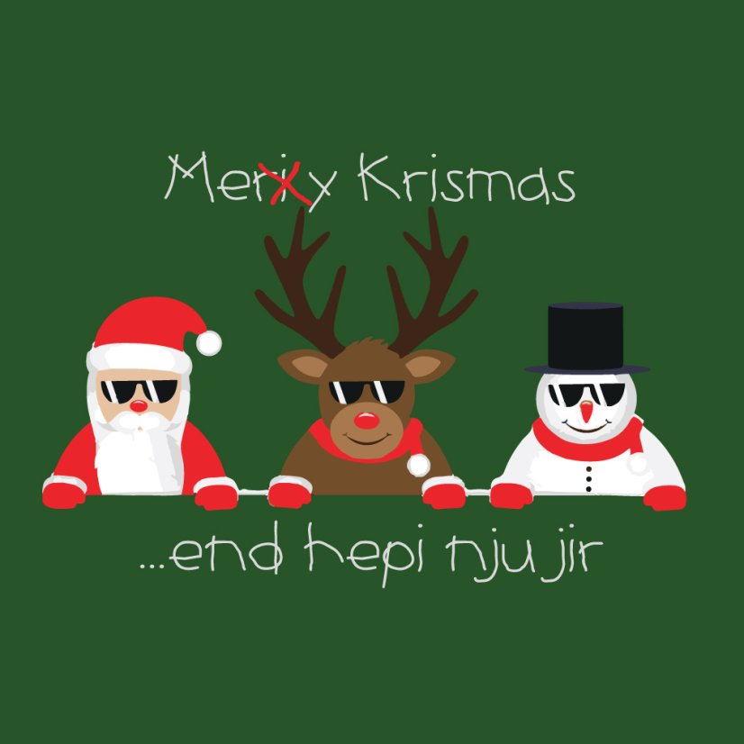 Pánske tričko - MERI KRISMAS