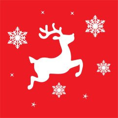 Detské tričko VIANOČNÝ SOBÍK