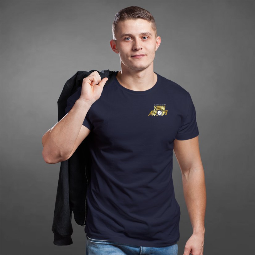 Tričko ,,Young Arrows,, pánske navy modré