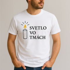 Pánske tričko – Svetlo vo tmách Pánske tričko – Svetlo vo tmách
