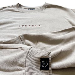 Pánska ice Folk béžová mikina