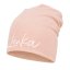 Detská šmolková čiapka s vlastným menom Ružová