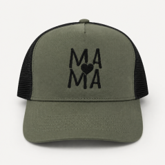 Šiltovka MAMA Olive Black Šiltovka MAMA Olive Black