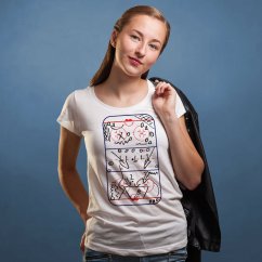 Dámske tričko "HOKEJOVÁ STRATÉGIA"