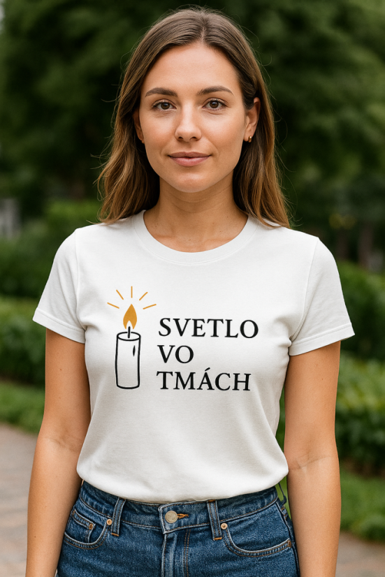 Dámske tričko – Svetlo vo tmách
