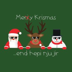 Dámske tričko - MERI KRISMAS