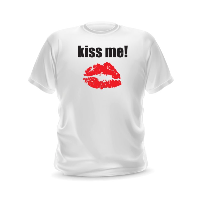 Pánske tričko "KISS ME"
