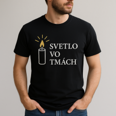 Pánske tričko – Svetlo vo tmách Pánske tričko – Svetlo vo tmách