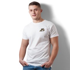 Tričko ,, Young Arrows ,, pánske biele