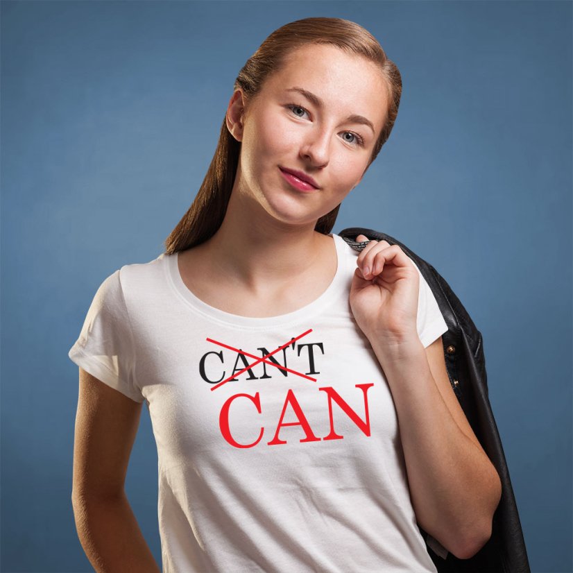 Dámske tričko "CAN'T CAN"