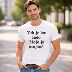 Pánske tričko "Vek je len číslo"