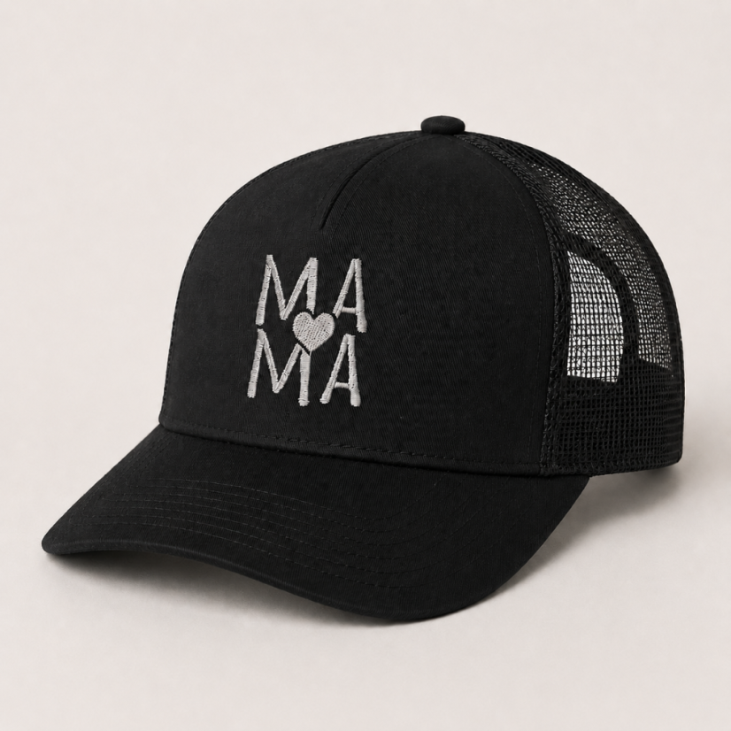 Šiltovka MAMA Silver Black