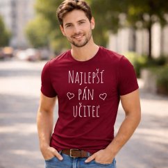 Pánske tričko "Najlepší pán učiteľ" Pánske tričko "Najlepší pán učiteľ"