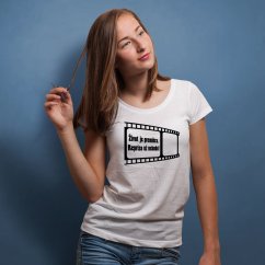 Dámske tričko "ŽIVOT JE PREMIÉRA"
