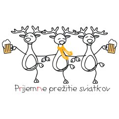 Dámske tričko "Príjemné prežitie sviatkov"